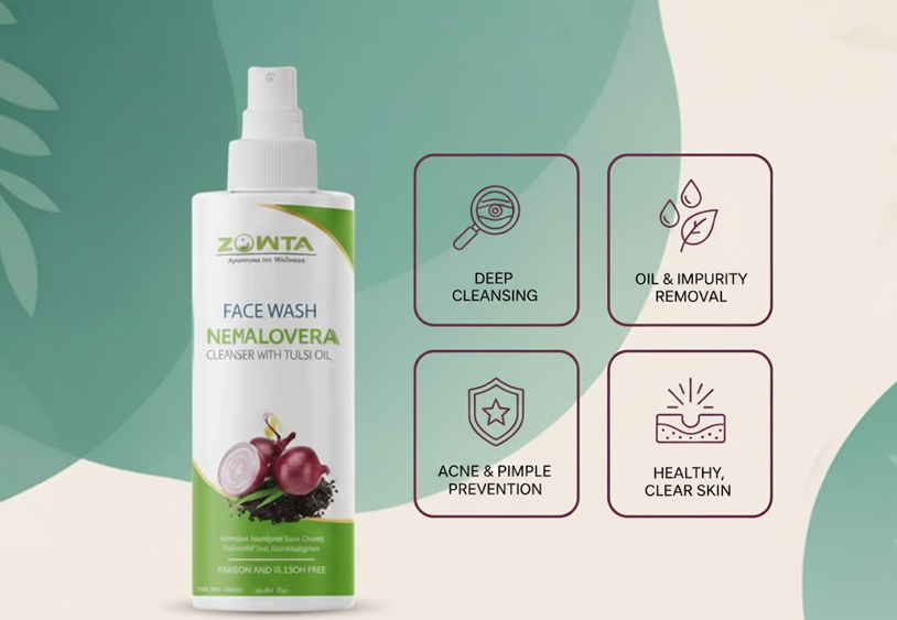 Neem-Aloevera Cleanser - With Tulsi Oil