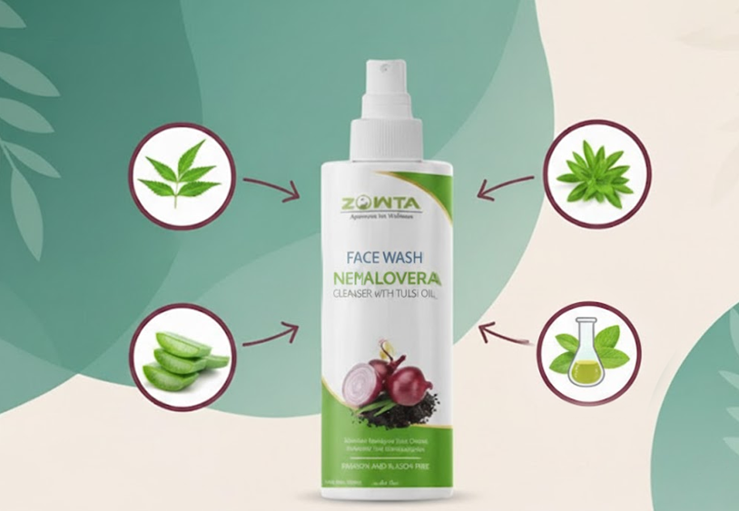 Neem-Aloevera Cleanser - With Tulsi Oil