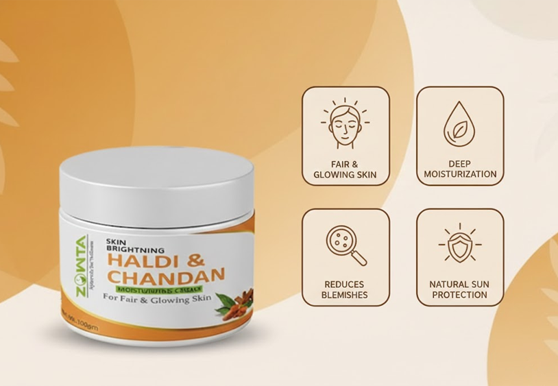 Haldi and Chandan Moisturising Cream
